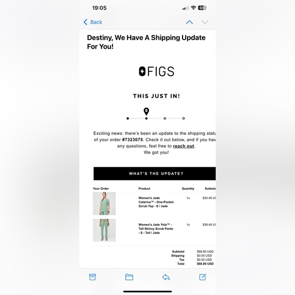 Figs Jade green Scrub set - Picture 7 of 7